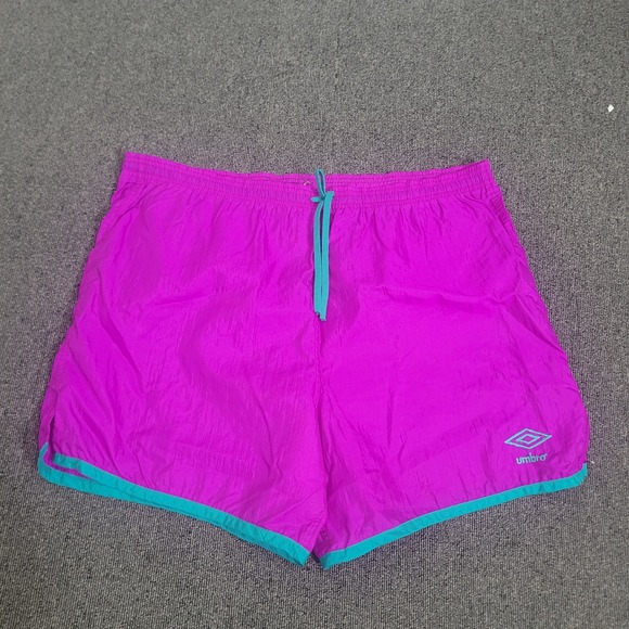 Umbro Other - Umbro XL Nylon Athletic Shorts Mens Purple Teal Vintage 90s Made in USA U2960